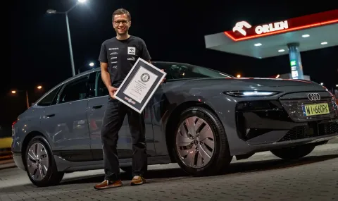 Audi A6 E-Tron travels over 1,300 kilometers on a single charge - 1
