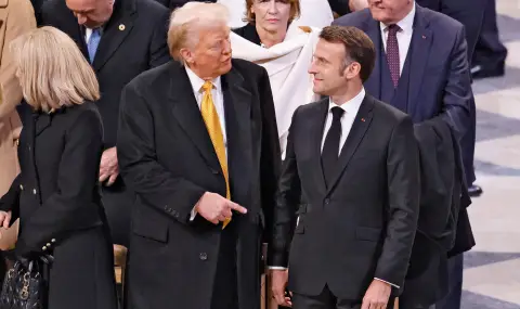 Macron Arrives in US for Meeting with Trump: Focus on Ukraine and International Politics  - 1