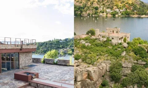 Island with castle for sale an hour from Madrid - 1