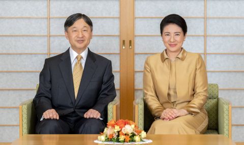 Германският президент посети японския император в двореца му - 1