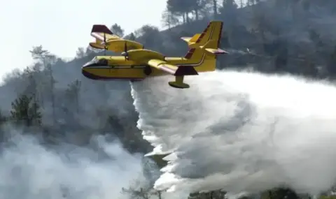 Продължава борбата с горските пожари в Сакар и Пирин - 1
