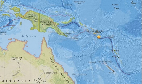 7.7 по Рихтер удари Соломоновите острови, издадоха предупреждение за цунами - 1