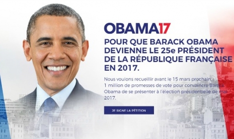 Хиляди французи искат Обама за свой президент - 1