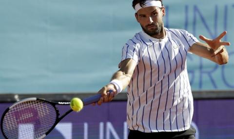 Григор Димитров постигна първа победа на турнира в Ница - 1