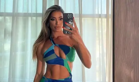 Секси красавица в сръбския футбол показа завидна форма и предизвика буря от реакции - 1