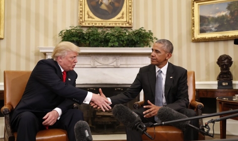Обама и Тръмп разговаряха в Белия дом (видео и снимки) - 1