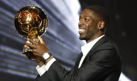 Лионел Меси с топли думи към Усман Дембеле след триумфа със „Златната топка“ - 1