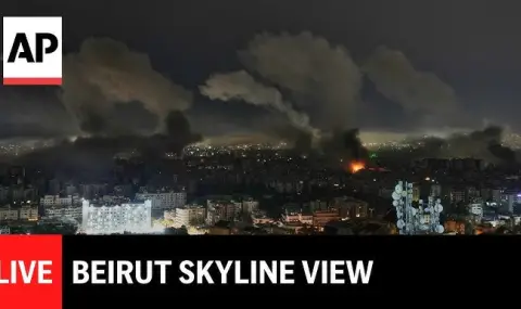 Израелските ВВС извършиха нощна атака срещу ливанската столица Бейрут