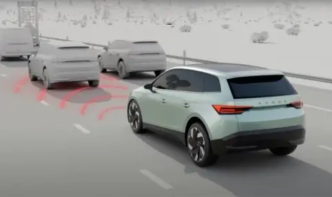 Вижте как работят системите за подпомагане на спирането на Skoda (ВИДЕО) - 1