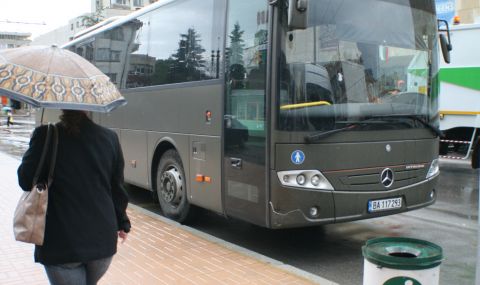 Автобусът на Славия закъса в Стара Загора - 1