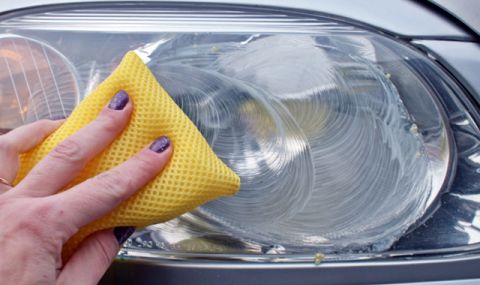 Как да полирате фаровете на колата без пари - 1