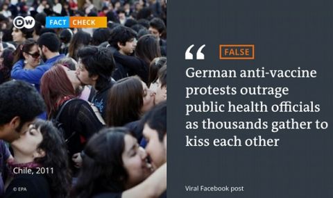 "Хиляди антиваксъри се целуват." Каква е истината за тази снимка? - 1