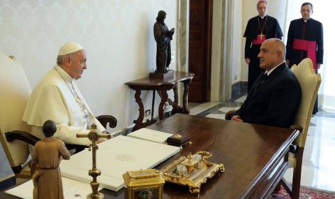 Борисов покани папа Франциск да посети България (ВИДЕО) - 1
