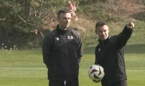 Dimitar Berbatov took part in the training of CSKA - Sofia in Pancharevo  - 1