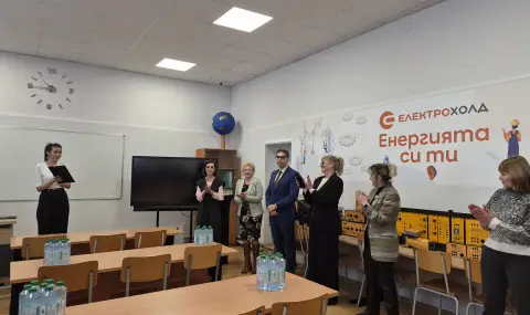 Електрохолд оборудва пети учебен кабинет по електротехника в Западна България - 1