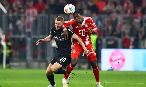 Байерн Мюнхен срази Борусия Мьонхенгладбах и затвърди лидерската си позиция в Бундеслигата - 1