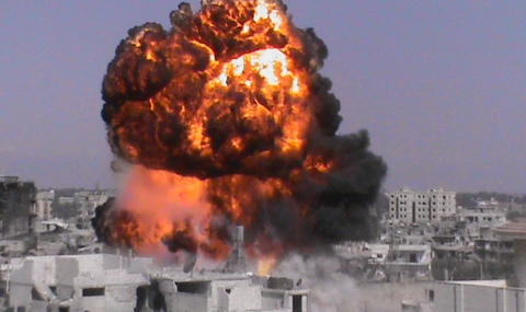 Край Дамаск се разби военен самолет - 1