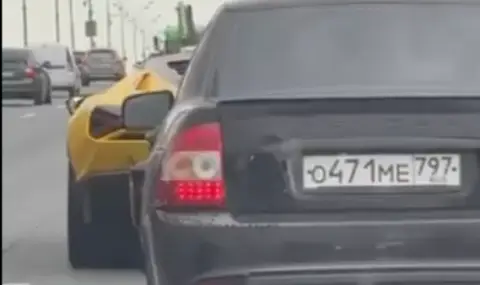 Таксиджия продава Lada-та си след като блъсна Lamborghini Revuelto - 1