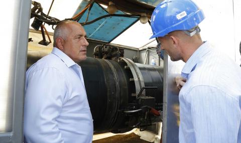Борисов инспектира газопровода за Турция: Вижда се разликата с &quot;Южен поток&quot; - 1