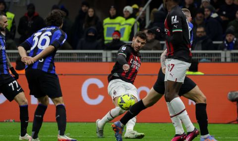 Интер удължи негативната серия на градския съперник Милан - 1
