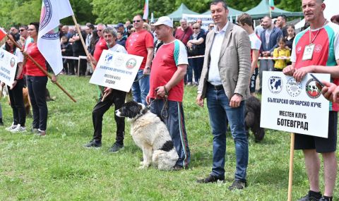 Заместник-министър Стефан Бурджев откри специализарана изложба на овчарски кучета - 1