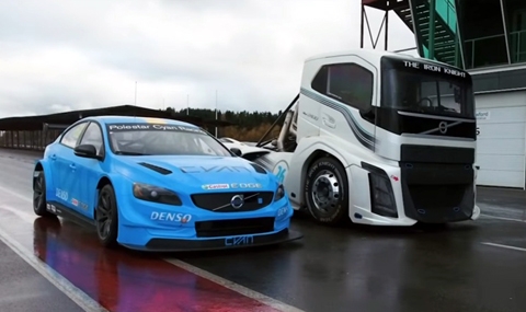 Volvo S60 и The Iron Knight на писта (видео) - 1