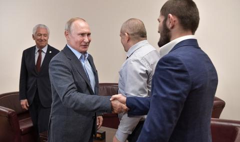 Президентът Путин се срещна с Нурмагомедов, ето какво му каза (ВИДЕО) - 1