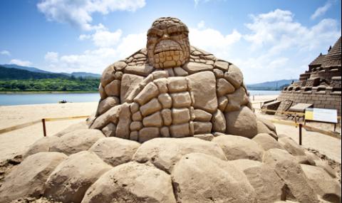Приказни филмови герои идват в България под формата на пясъчни фигури - 1