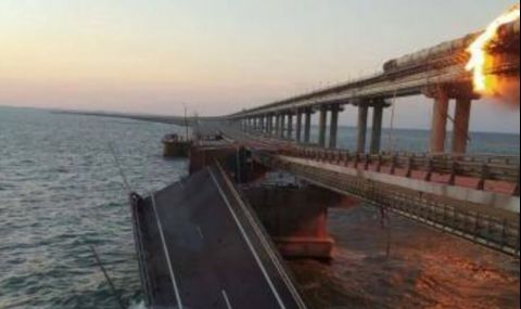 Русия:  Украйна е виновна за инцидента на Кримския мост (ВИДЕО) - 1