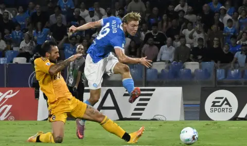 Наполи с драматична победа над Пиза и запазена лидерска позиция - 1