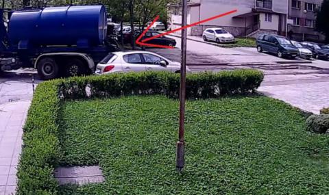 Безумен инцидент с боклукчийски камион в София (ВИДЕО) - 1