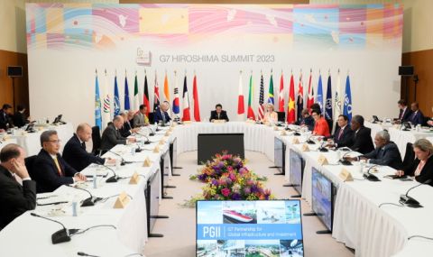 Г-7 обсъди ситуацията в Украйна в присъствието на Зеленски - 1