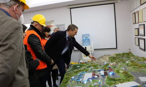 Министърът на околната среда и водите Емил Димитров посети "Асарел-Медет" - 1