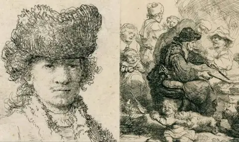 Холандка наследи неочаквано 35 гравюри на Рембранд от дядо си - 1