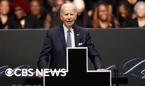 Байдън се появи на погребението на Джеси Джексън: Забравих за Путин и Си повече, отколкото хората знаят за тях ВИДЕО