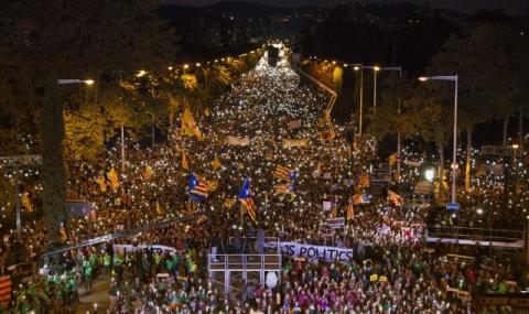 750 000 поискаха свобода за каталунските лидери - 1