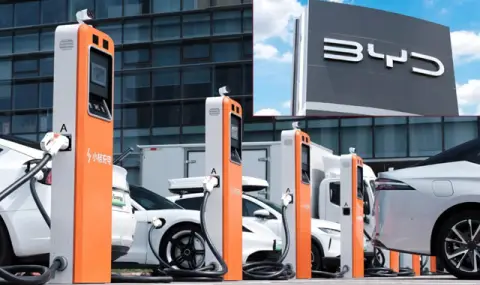 15 000 мегаватови зарядни станции за електромобили BYD - 1