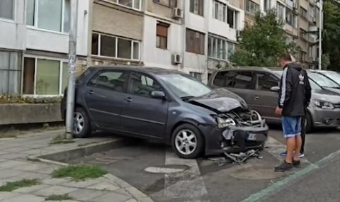 19-годишен дрогиран шофьор помете коли в Бургас - 1