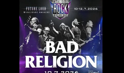 Bad Religion идват за първи път в България като хедлайнери на Midalidare Rock In The Wine Valley - 1