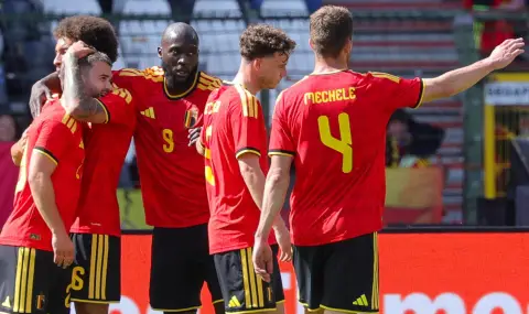 Belgium defeated another participant in the World Cup days before its start  - 1