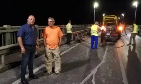 АПИ обяви поредния авариен ремонт на Дунав мост при Русе - 1