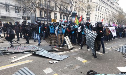 На 6 юни нова обща стачка срещу пенсионната система блокира Франция - 1