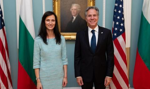 Мария Габриел се срещна с държавния секретар на САЩ Антъни Блинкен във Вашингтон - 1