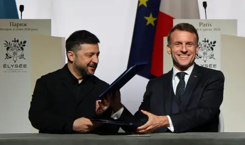 Макрон приема Зеленски в Париж за разговори за натиск върху Русия - 1