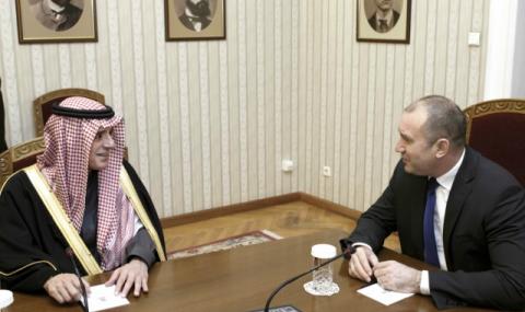 Румен Радев посрещна външния министър на Саудитска Арабия - 1