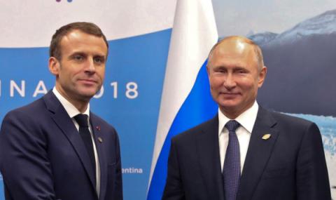 Макрон говори с Путин за Сирия и Украйна - 1