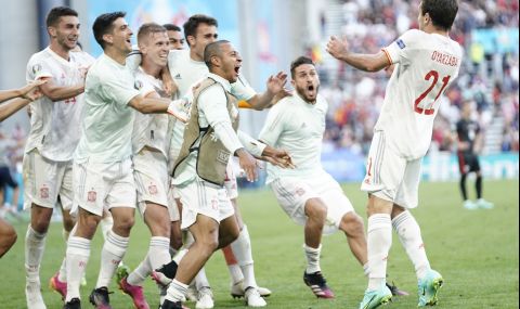 UEFA EURO 2020: В уникален мач с 8 гола Испания надви Хърватия и е на 1/4-финал - 1