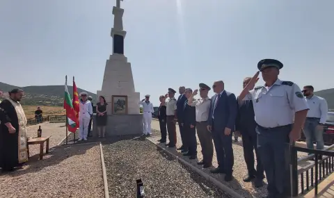 Bulgarian officers and cadets honored the memory of the hero of the Inter-Allied War, Colonel Konstantin Kavarnaliev  - 1