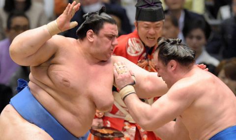 Седми пореден успех за Аоияма в големия юлски турнир по сумо в Нагоя - 1