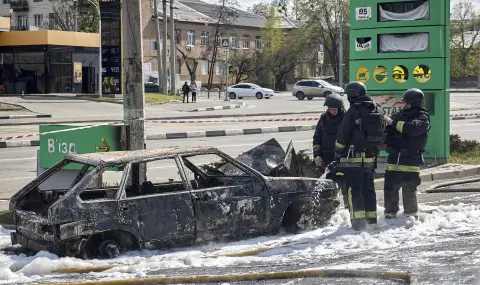 Бензиностанции в Украйна са били поразени при руски въздушни удари - 1